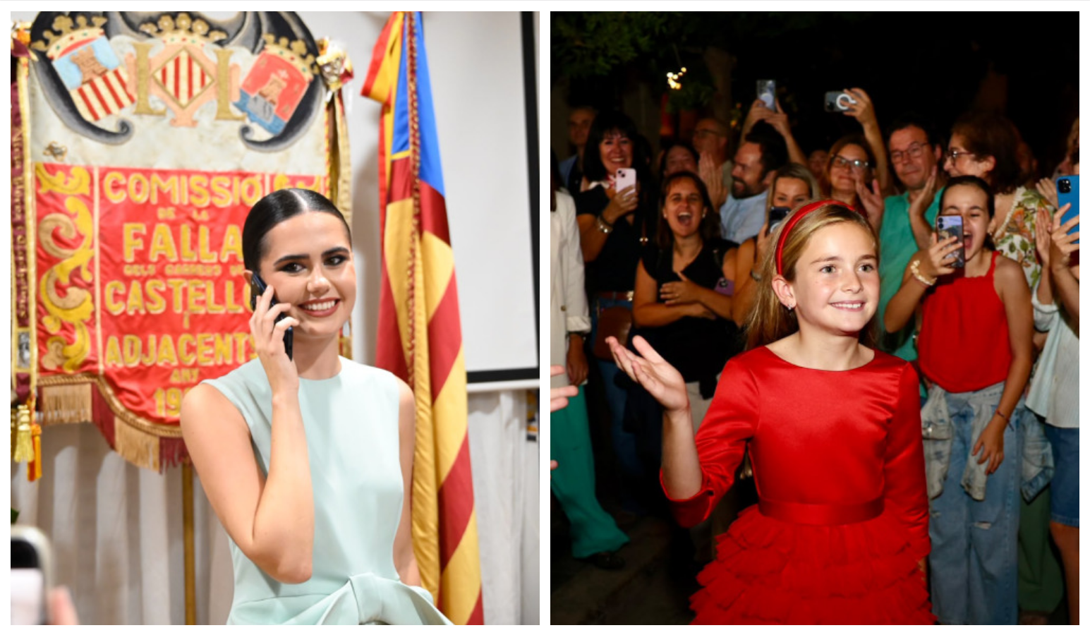 Así han reaccionado las Falleras Mayores de València 2027 en la telefonada