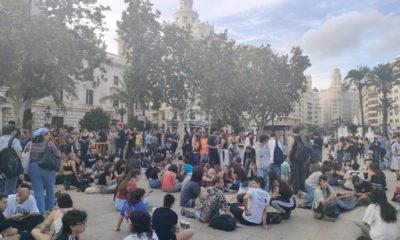 acampada Ayuntamiento Valencia vivienda