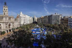 acampada Ayuntamiento Valencia vivienda